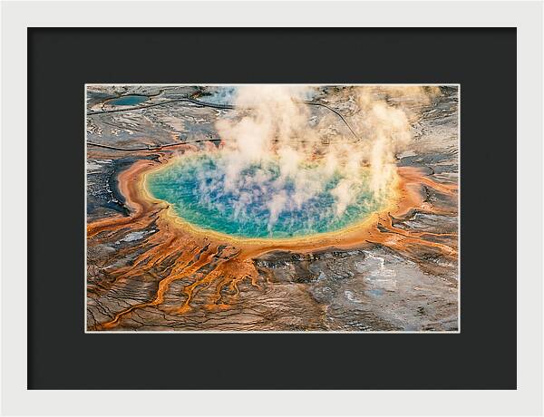 Vibrant Tranquility Of Grand Prismatic Spring