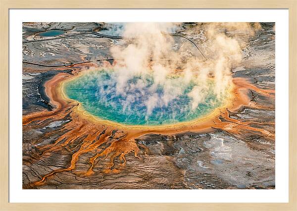 Vibrant Tranquility Of Grand Prismatic Spring