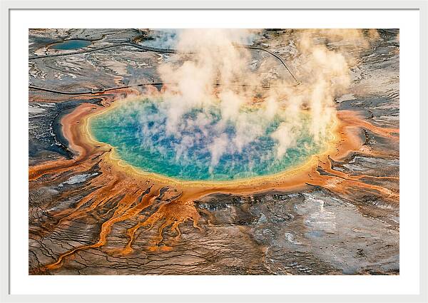 Vibrant Tranquility Of Grand Prismatic Spring