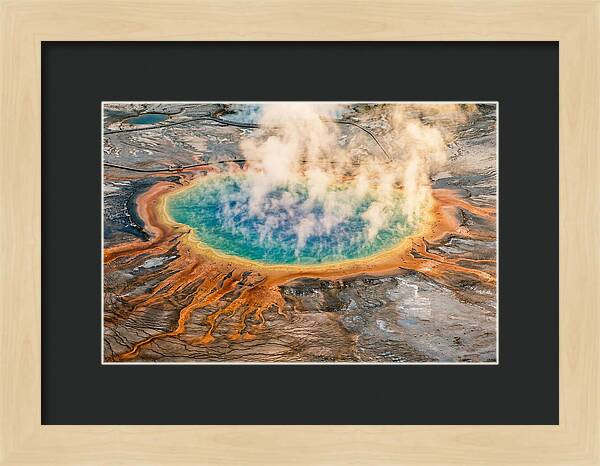Vibrant Tranquility Of Grand Prismatic Spring