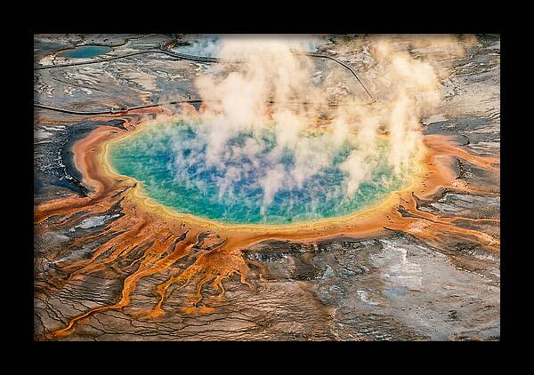 Vibrant Tranquility Of Grand Prismatic Spring