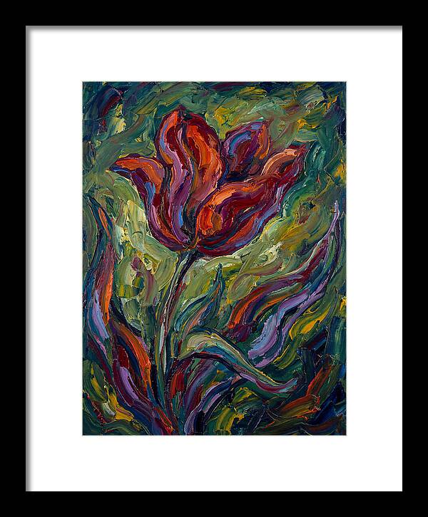 Vibrant Tulip Expressionism