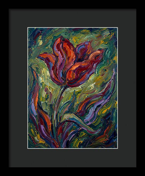 Vibrant Tulip Expressionism