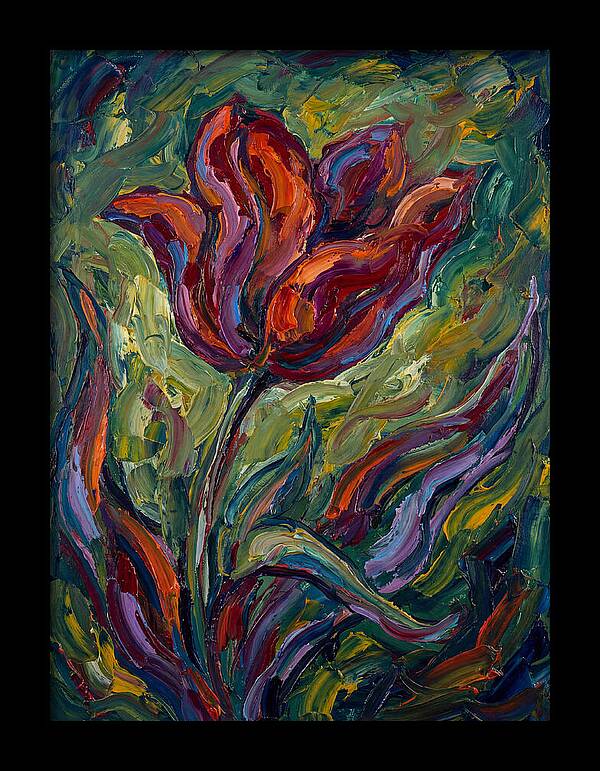 Vibrant Tulip Expressionism