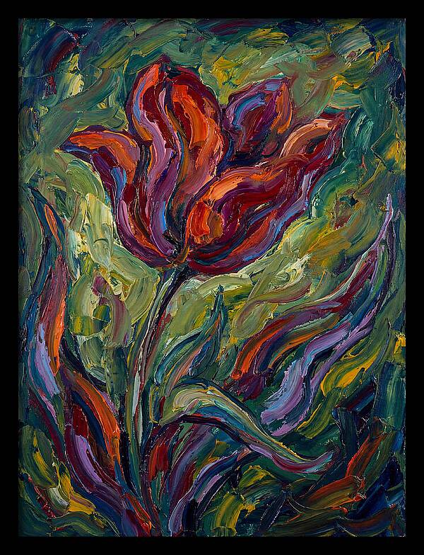 Vibrant Tulip Expressionism