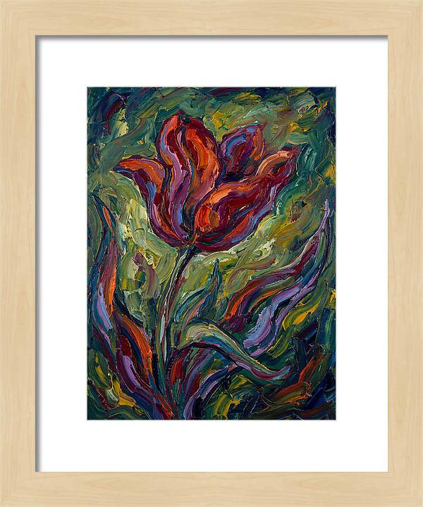 Vibrant Tulip Expressionism