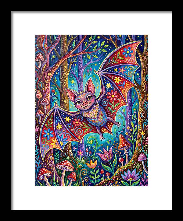 Vibrant Vampire Bat Fantasy