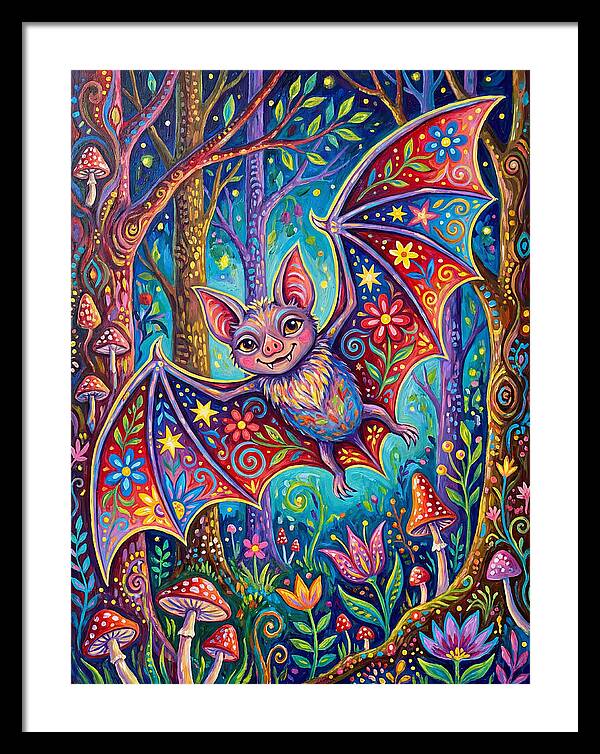 Vibrant Vampire Bat Fantasy