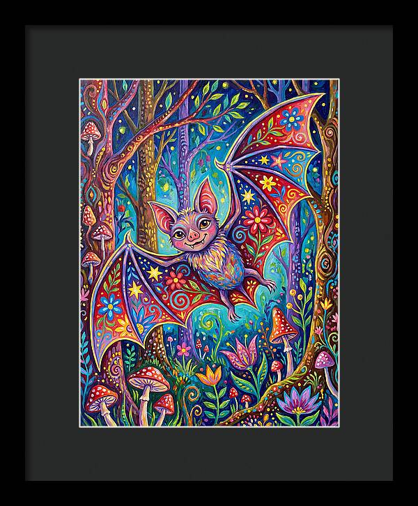 Vibrant Vampire Bat Fantasy