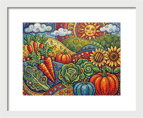 Vibrant Vegetable Garden Scene