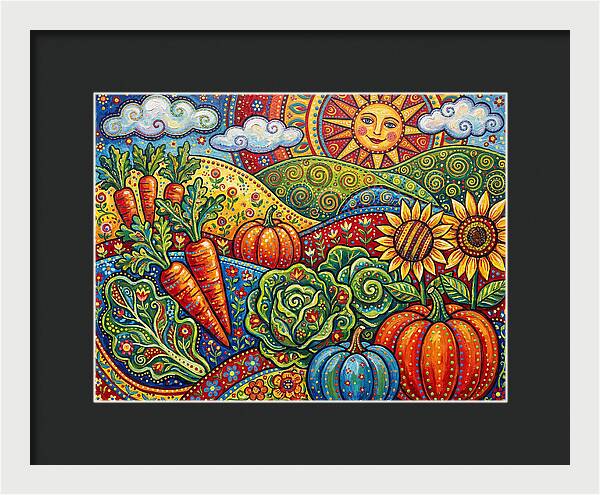 Vibrant Vegetable Garden Scene