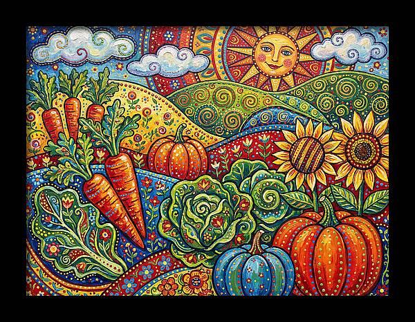 Vibrant Vegetable Garden Scene