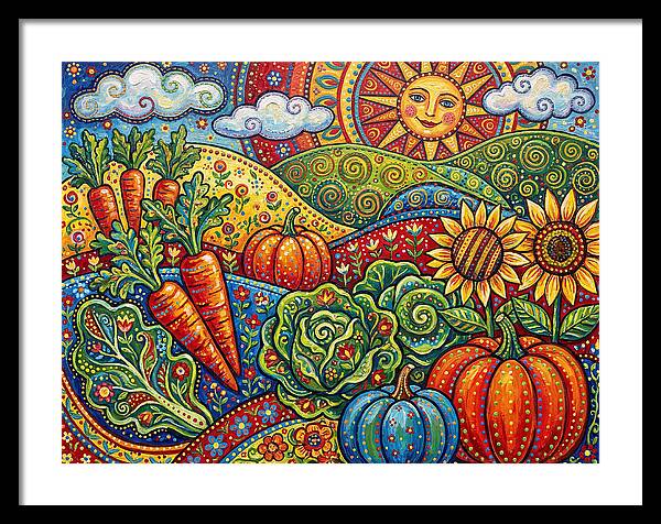 Vibrant Vegetable Garden Scene