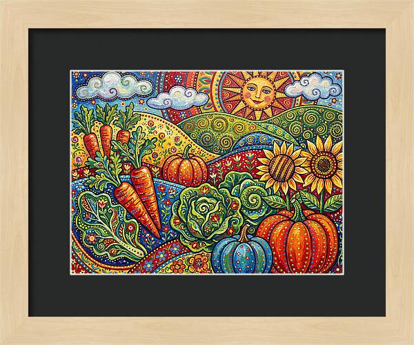 Vibrant Vegetable Garden Scene