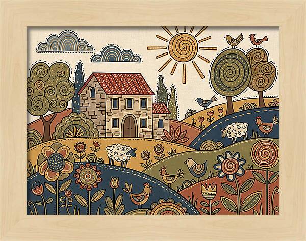 Vibrant Villa Landscape