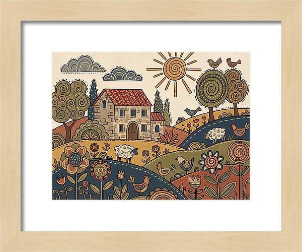 Vibrant Villa Landscape