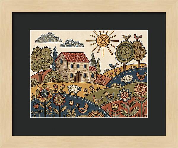 Vibrant Villa Landscape