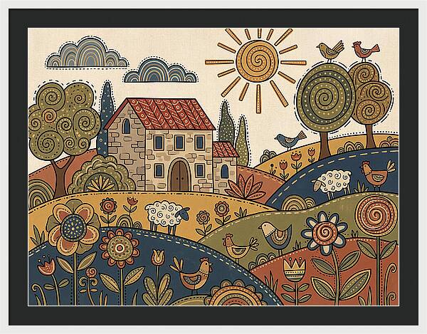 Vibrant Villa Landscape