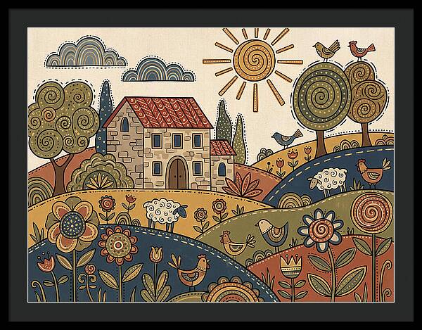 Vibrant Villa Landscape