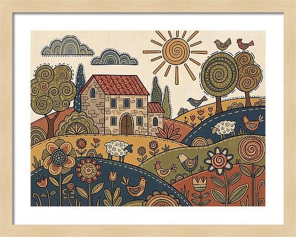 Vibrant Villa Landscape