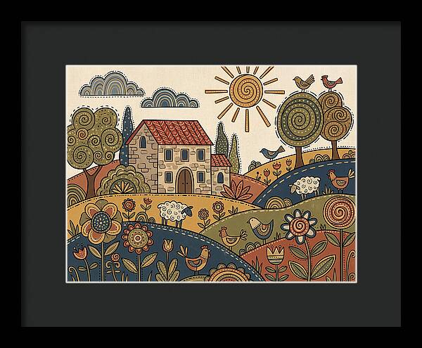 Vibrant Villa Landscape