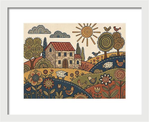 Vibrant Villa Landscape