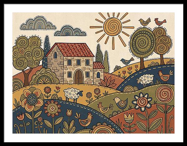 Vibrant Villa Landscape