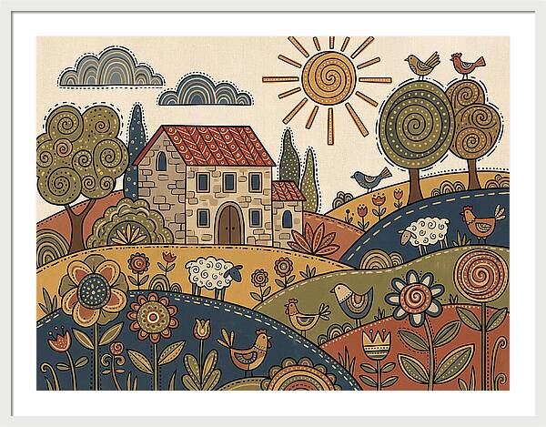 Vibrant Villa Landscape