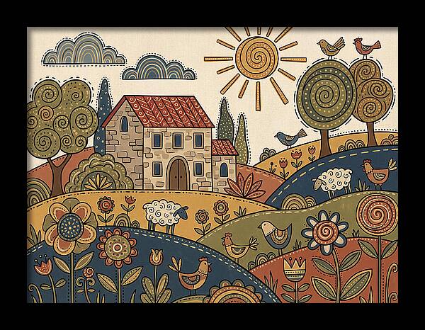 Vibrant Villa Landscape