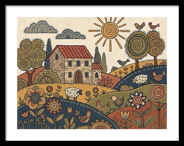Vibrant Villa Landscape