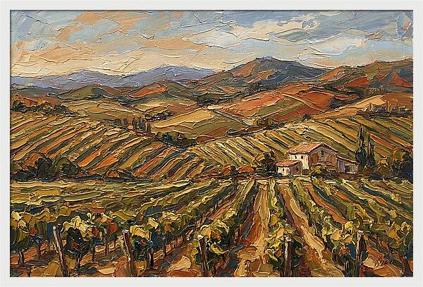 Vibrant Vineyard Serenity