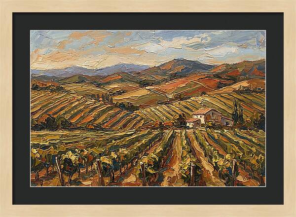 Vibrant Vineyard Serenity
