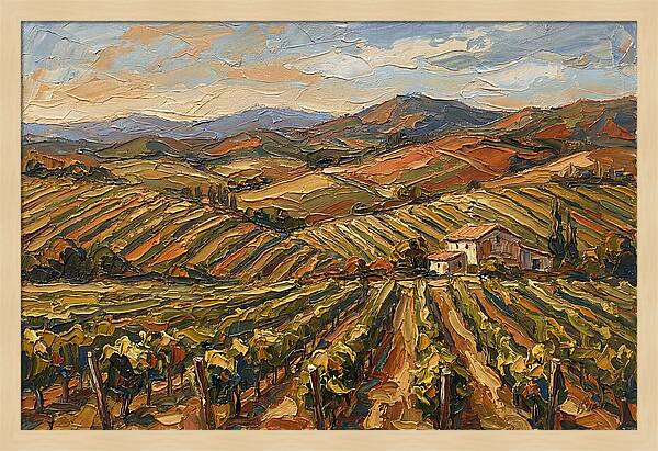 Vibrant Vineyard Serenity