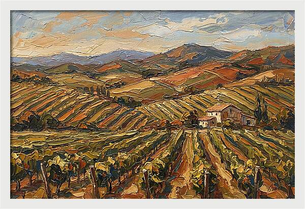 Vibrant Vineyard Serenity