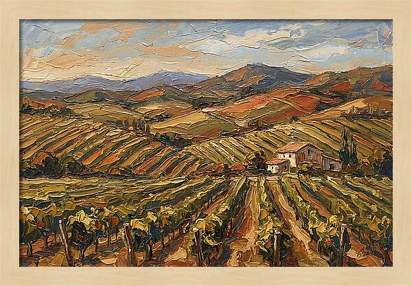 Vibrant Vineyard Serenity