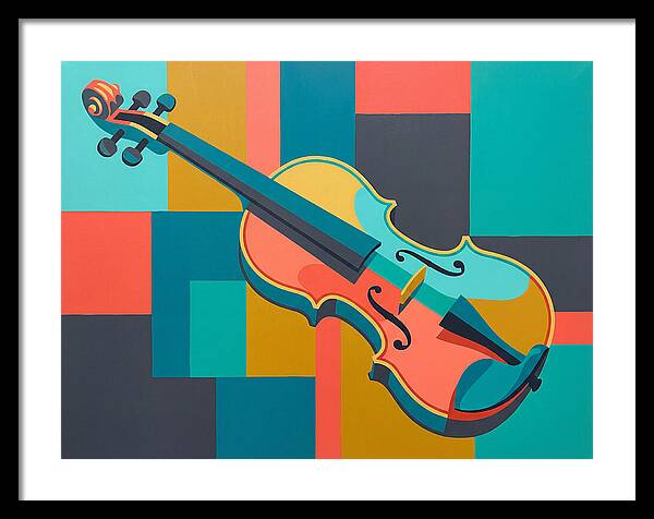 Vibrant Violin Composition
