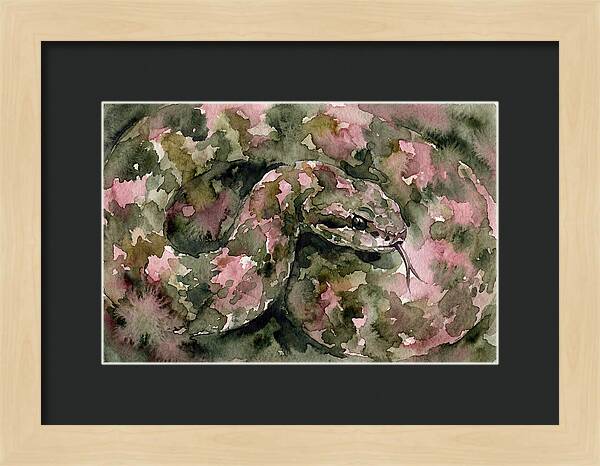 Vibrant Viper Watercolor