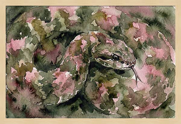 Vibrant Viper Watercolor