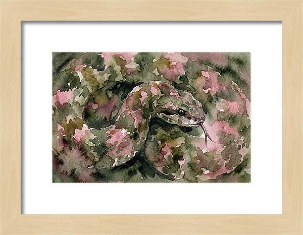 Vibrant Viper Watercolor