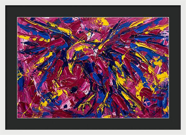Vibrant Vulture In Flight
