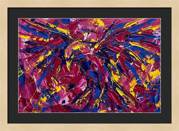 Vibrant Vulture In Flight