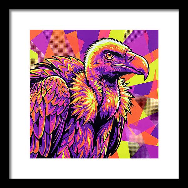 Vibrant Vulture Portrait