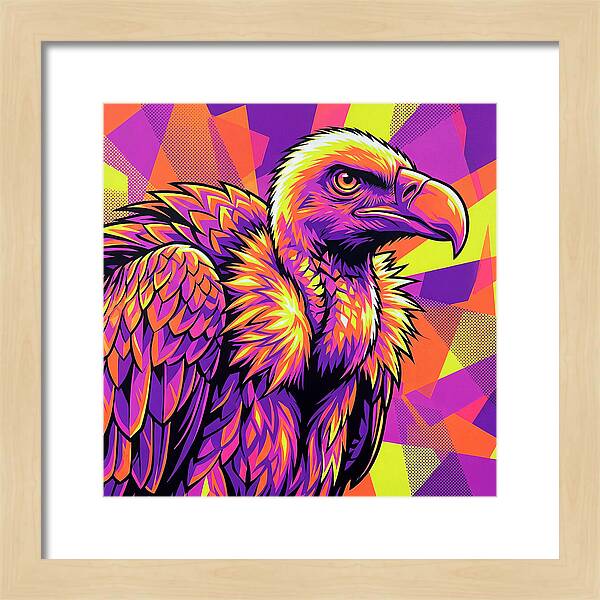 Vibrant Vulture Portrait