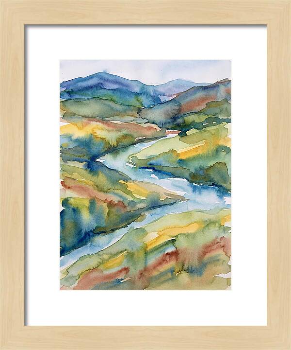Vibrant Watercolor Landscape