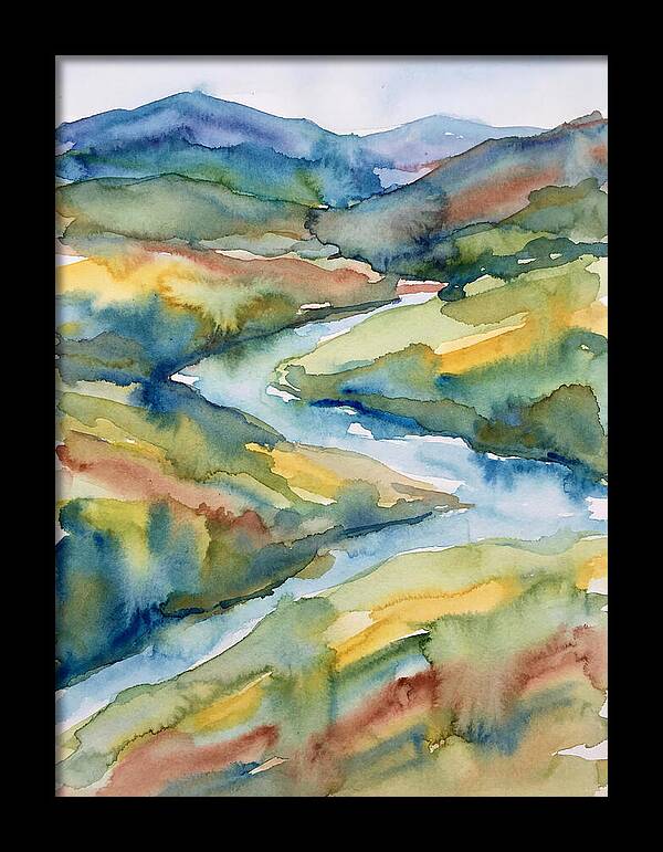 Vibrant Watercolor Landscape