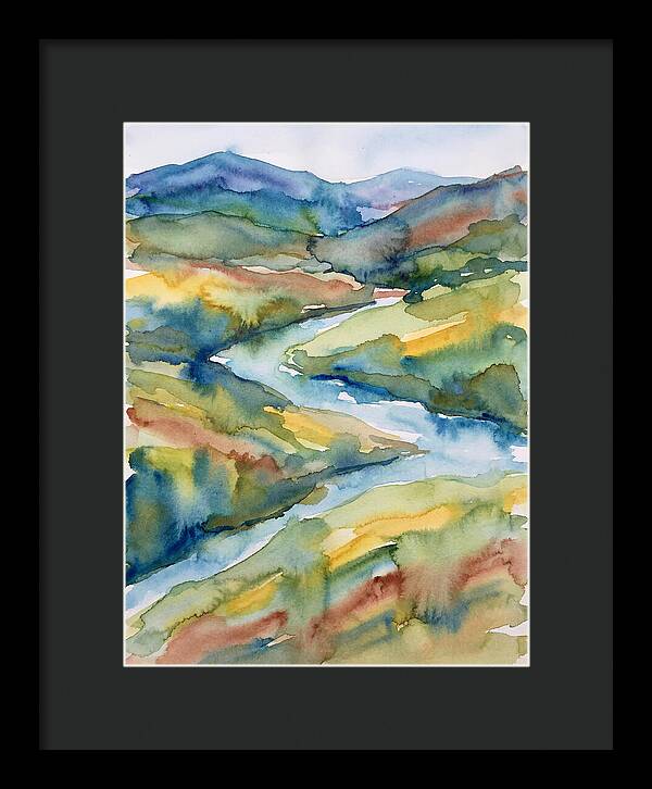 Vibrant Watercolor Landscape