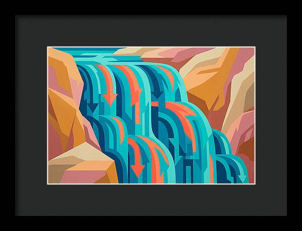 Vibrant Waterfall Flow