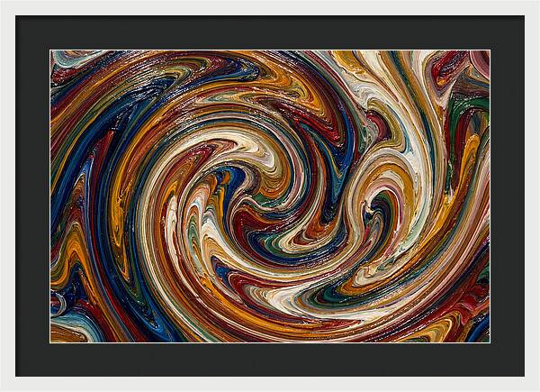 Vibrant Whirls Of Expression