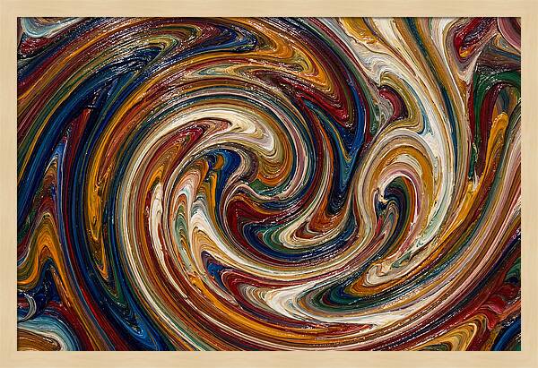 Vibrant Whirls Of Expression