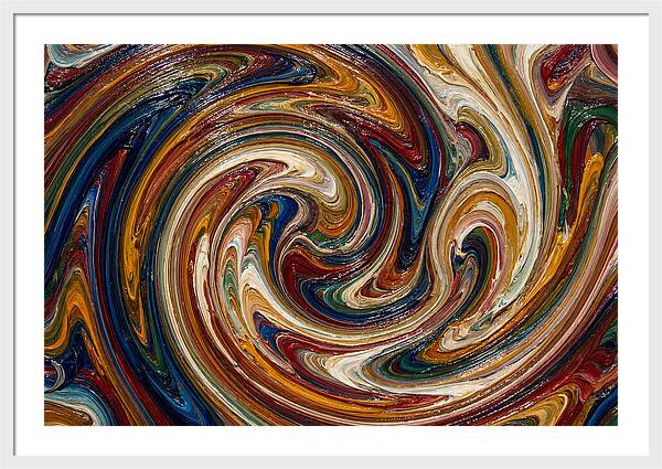 Vibrant Whirls Of Expression